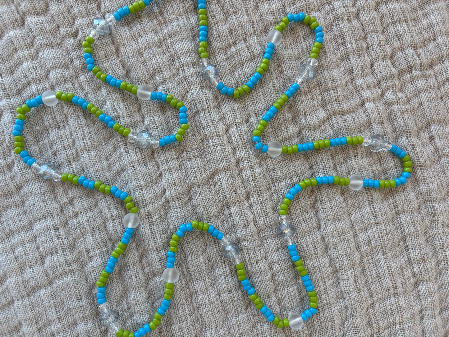 Marina Waist Beads (up to 45in)
