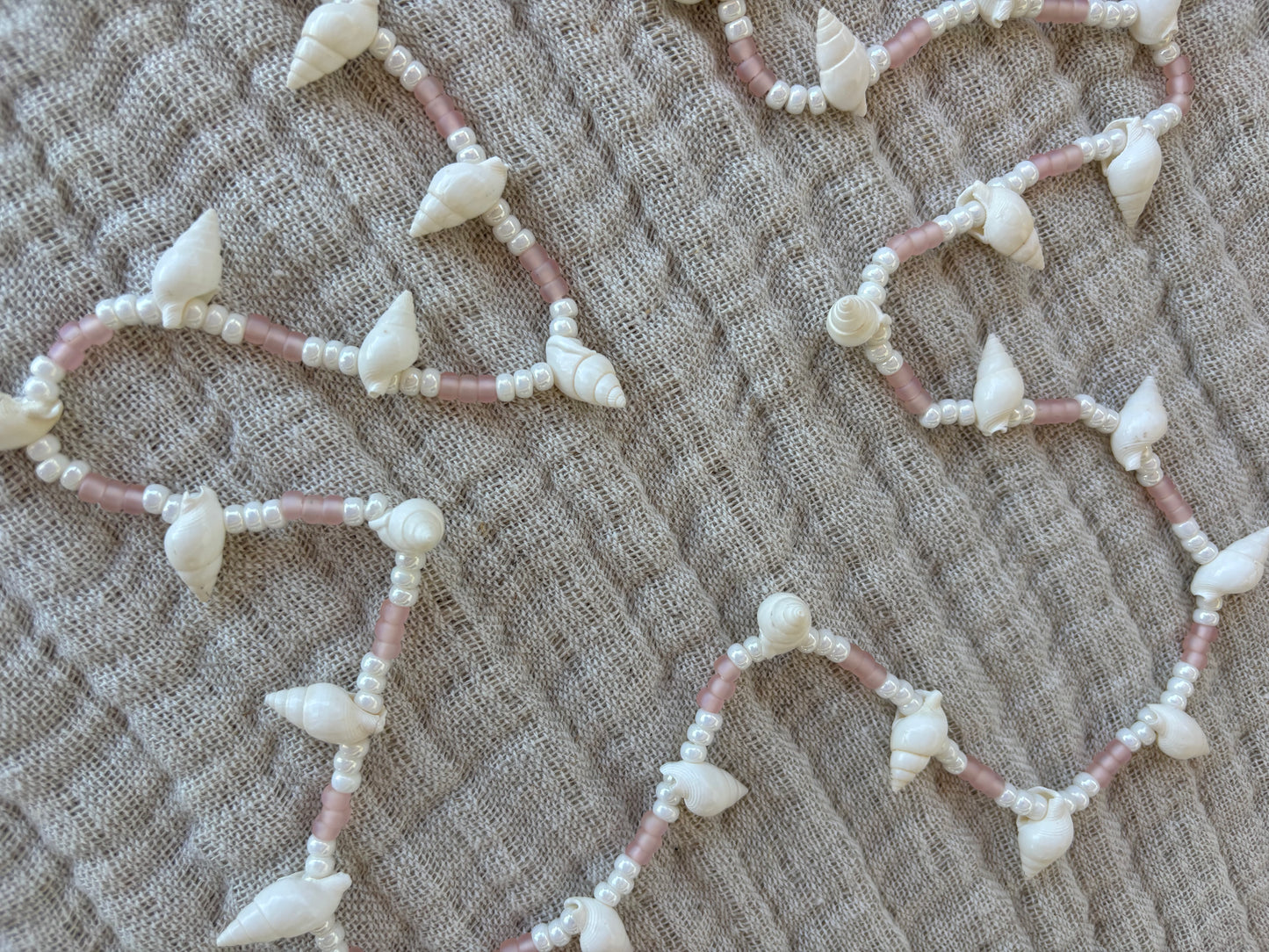 Sea Shores Waist Beads (up to 40in)