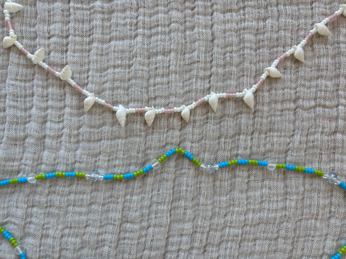 Sea Shores Waist Beads (up to 40in)